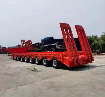 3 Оси Гусиная шея Lowboy низкая загрузка грузовик прицеп для экскаватора Мы взяли вас под защиту