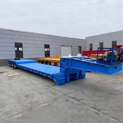 2024 Топ-продажи 2/3/4/5 Оси низкая кровать Lowboy грузовик низкая кровать полуприцеп 13000x3000x1700 мм