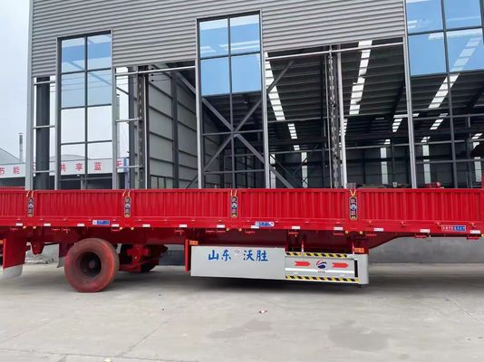 Стальной боковой стеной полуприцеп 3 оси 50 тонн боковой подвижной прицеп 12400X2500X3650 мм
