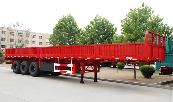 Стальной боковой стеной полуприцеп 3 оси 50 тонн боковой подвижной прицеп 12400X2500X3650 мм