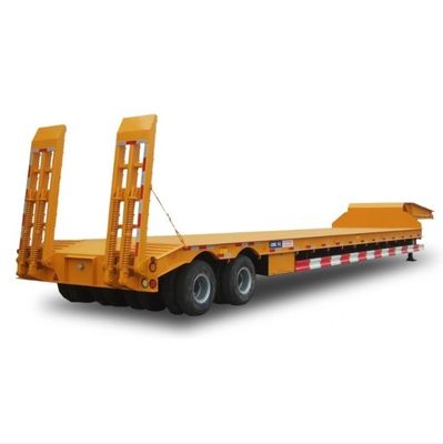 Транспорт тяжелое оборудование настраиваемый грузовик Lowboy Flatbed Low Bed Semi Trailer