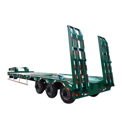 Транспорт тяжелое оборудование настраиваемый грузовик Lowboy Flatbed Low Bed Semi Trailer
