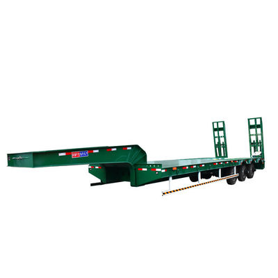 Транспорт тяжелое оборудование настраиваемый грузовик Lowboy Flatbed Low Bed Semi Trailer