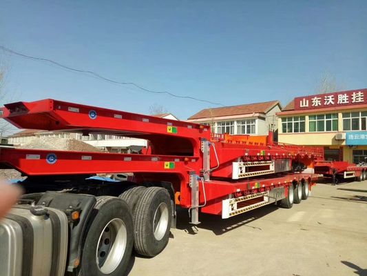 5 Оси 100 или 120 тонн полуприцеп с низкой нагрузкой для перевозки тяжелого оборудования