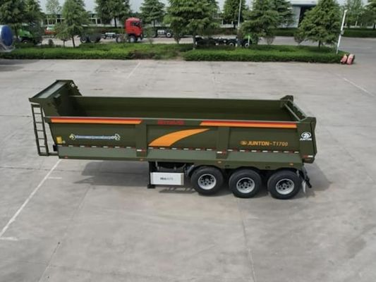 Wosheng Customized 3 Axle Tri-Axle Rear Dump Semi Trailer с максимальной полезной нагрузкой 40000 кг