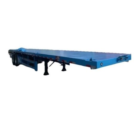Wosheng Semi-Trailer 2/3 Axles Flatbed Container Truck Trailer с шинами 12.00R22.5