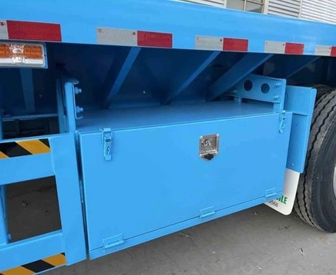 Wosheng Semi-Trailer 2/3 Axles Flatbed Container Truck Trailer с шинами 12.00R22.5