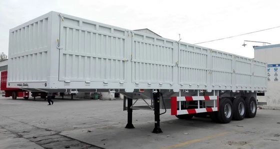 Стальной материал трехосной полуприцеп для грузовых перевозок массой 40 тонн 12400X2500X3650 мм