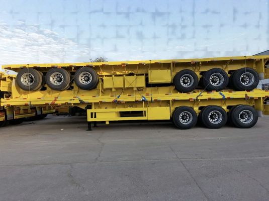 Прицеп для грузовых автомобилей 7 тонн контейнера плоский полуприцеп с состоянием 3/4 оси и весом