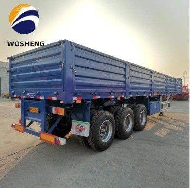 JOST King Pin 3 Axle 50 тонн боковой пластины грузовик полуприцеп с подъемной боковой стеной