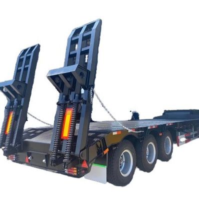 Мульти 3/4 оси 60 80 100 тонн Lowboy Lowbed Semi Trailer для грузовиков и конкурентоспособных
