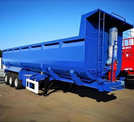 Заднего сброса 30cbm полуприцеп для строительства на заказ цвет 3 оси Tare Вес 8,5 тонн