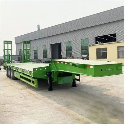 Прямая 60-100 тонн грузовик прицеп оборудование для транспортировки шаг-доп низкая кровать полуприцеп