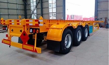 2 или 3 оси 40ft контейнерный транспортный полуприцеп с JOST 2&quot; 50 мм или 3,5 &quot;90 мм King Pin