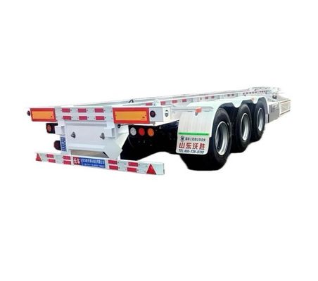 Wosheng 3 Axle 20FT 40FT Container Skeleton Semi Trailer для транспортировки контейнеров