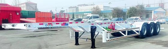 Wosheng 3 Axle 20FT 40FT Container Skeleton Semi Trailer для транспортировки контейнеров