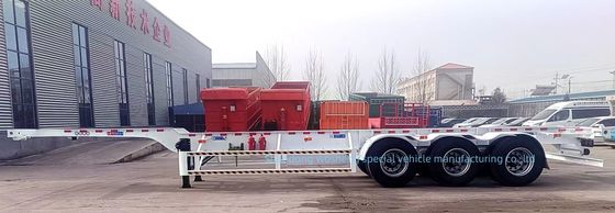 Wosheng 3 Axle 20FT 40FT Container Skeleton Semi Trailer для транспортировки контейнеров