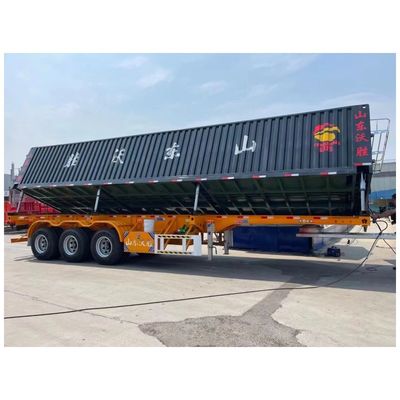 13000 * 2550 * 2900 мм настраиваемый гидравлический боковой наклонитель Дамп полуприцеп для прицепа грузовика