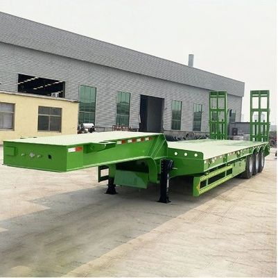 13000х3000х3300мм Отличная изготовление Wosheng 3 оси Lowbed Lowboy грузовик полуприцеп