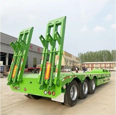 13000х3000х3300мм Отличная изготовление Wosheng 3 оси Lowbed Lowboy грузовик полуприцеп