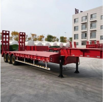 13000х3000х3300мм Отличная изготовление Wosheng 3 оси Lowbed Lowboy грузовик полуприцеп