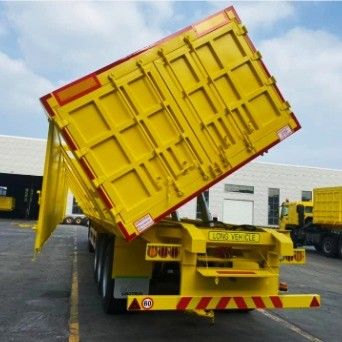 13T 3 оси Wosheng легкий тип боковой стены сброс полуприцеп для транспортировки гравия камень песок