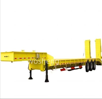 Максимальная полезная нагрузка 30 тн Wosheng Semi-Trailer для перевозки тяжелых транспортных средств/оборудования