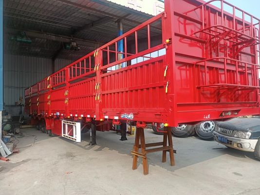 Q345B основной луч 3/4 оси 7,5 тонн 12,4 м боковой забор полуприцеп для грузовика настройки