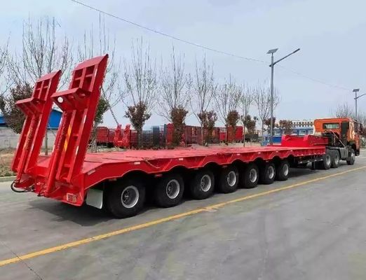 Wosheng Heavy Equipment Transportation Low Boy Truck Trailers с 3/4/5/6/7 осьми