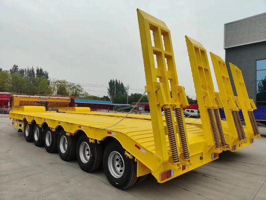 Wosheng Heavy Equipment Transportation Low Boy Truck Trailers с 3/4/5/6/7 осьми