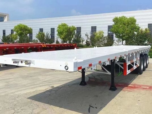 Лучший 20FT 40FT контейнерный шасси плоский полуприцеп с 28t тяжелой грузоподъемностью посадки
