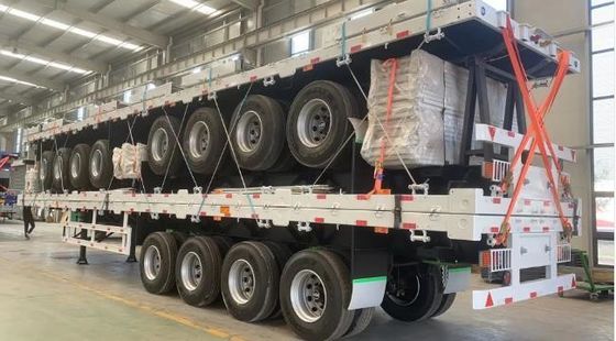 Лучший 20FT 40FT контейнерный шасси плоский полуприцеп с 28t тяжелой грузоподъемностью посадки