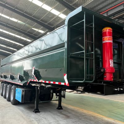 40-100 тонн U-образный гидравлический задний полуприцеп для перевозки грузов