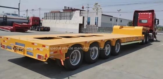FUWA/JOST/WOSHENG Посадочная установка Низкоустановочный полуприцеп для перевозки крупных машин