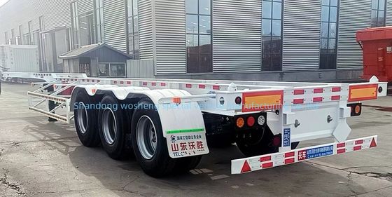 20,00 или 3,5 дюйма болт в King Pin 3 Axle Skeleton полуприцеп для контейнерного транспорта