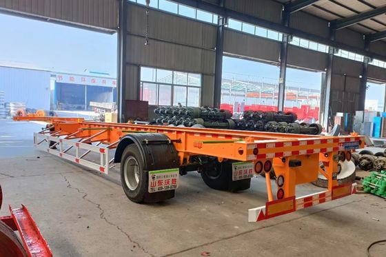 20,00 или 3,5 дюйма болт в King Pin 3 Axle Skeleton полуприцеп для контейнерного транспорта