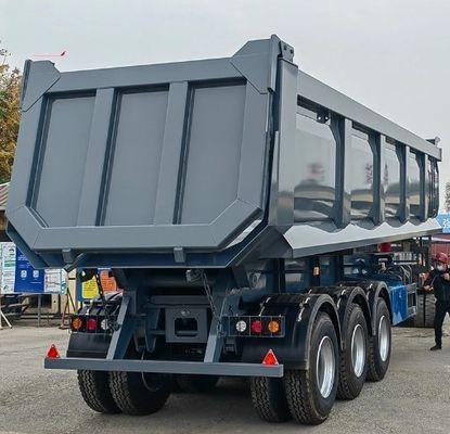 Прицеп 3/4 оси 24-55CBM Заднее откидывание полуприцеп с передовой технологией