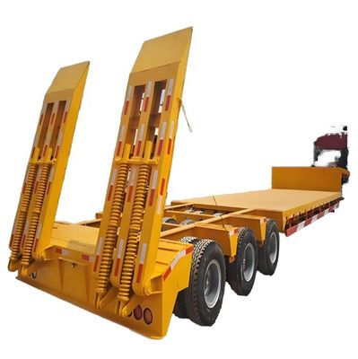 Полнофункциональный цветовой полуприцеп с низкой кроватью Lowboy полуприцеп для погрузчика полуприцеп
