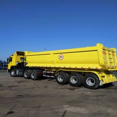 6мм полная плита 40/60/80Тн Задние грузовики с откидкой грузовика полуприцеп для тяжелых работ