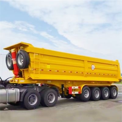 6мм полная плита 40/60/80Тн Задние грузовики с откидкой грузовика полуприцеп для тяжелых работ