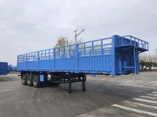 3 оси 4 оси 12 колес 40-80T Заградитель полуприцеп для перевозки скота и грузов