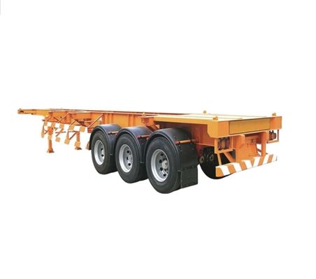 12R22.5*12pcs 3axle Skeleton Semi Trailer 7 тонн Tare Вес 12,85 х 2,61 х 1,55 метров