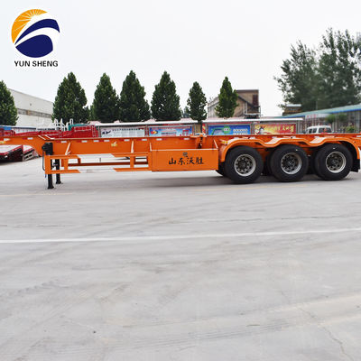 12R22.5*12pcs 3axle Skeleton Semi Trailer 7 тонн Tare Вес 12,85 х 2,61 х 1,55 метров