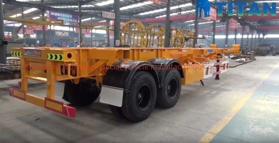 Wosheng Best 2 Axle 20FT 40FT Container Skeleton Semi Trailer для транспортировки контейнеров