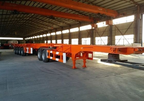 Wosheng 2 Axle Container Skeleton Semi Truck Trailer для и доступной транспортировки
