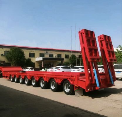 WS 120-тонный прицеп для грузовиков идеальный полуприцеп для перевозки большого оборудования