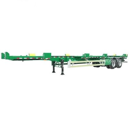 Wosheng 2 Axle 20FT 40FT 45FT полуприцеп Лучший для терминального порта Контейнерный скелет
