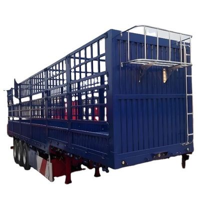 12400x2500x3650mm 60T/80T 3 оси ограждения полуприцеп Подходит для грузов и скота