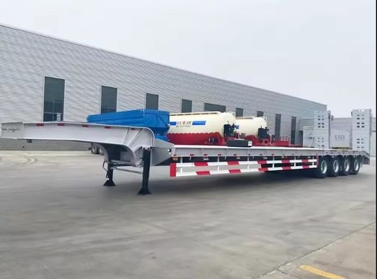 Гидравлические лестницы для грузовых автомобилей с низким покрытием прицепов для перевозки тяжелого оборудования 13000x2500x1100
