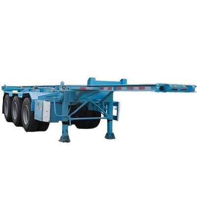 Wosheng Customized Color 2 3 4 Axles Truck Skeleton Полуприцеп для погрузки контейнеров